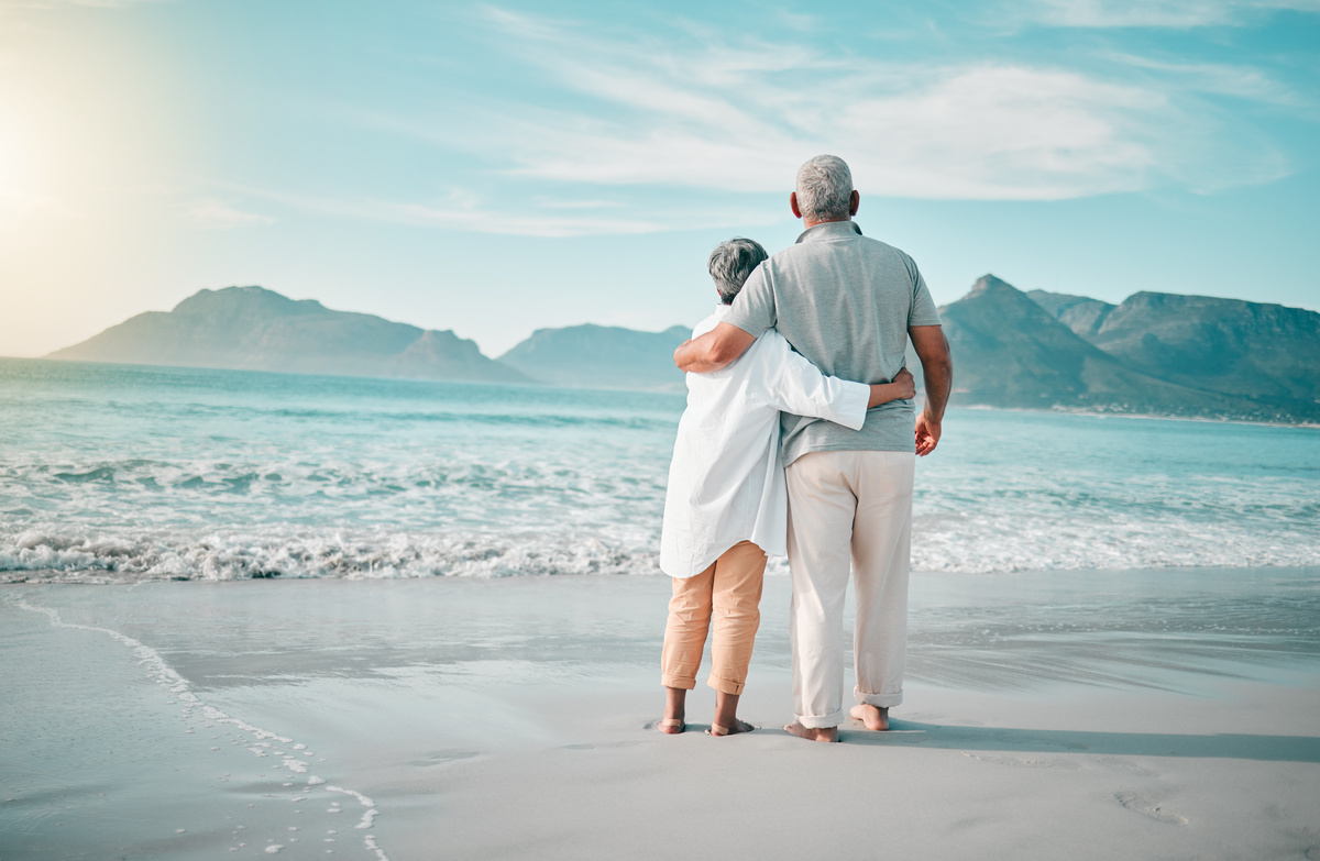 couple on beach